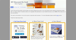 Desktop Screenshot of btdiscountcard.com